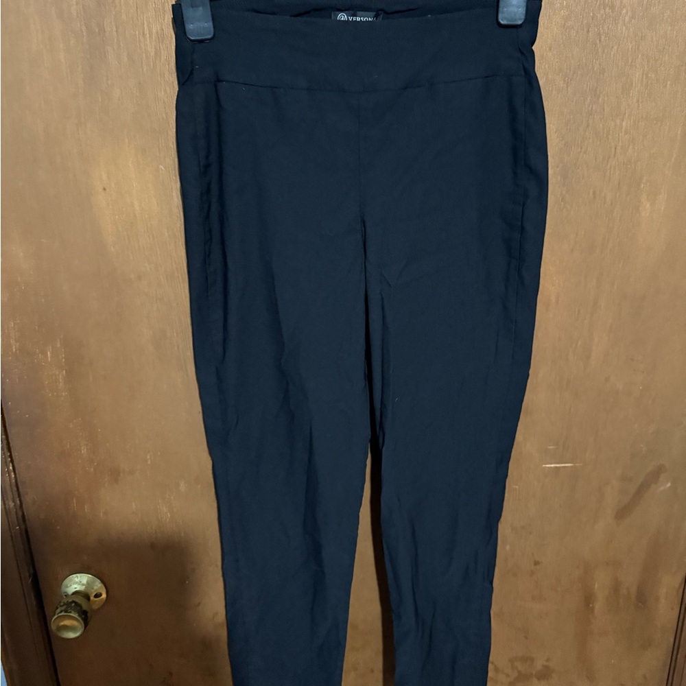 Versona Black Straight Leg Women's Pants